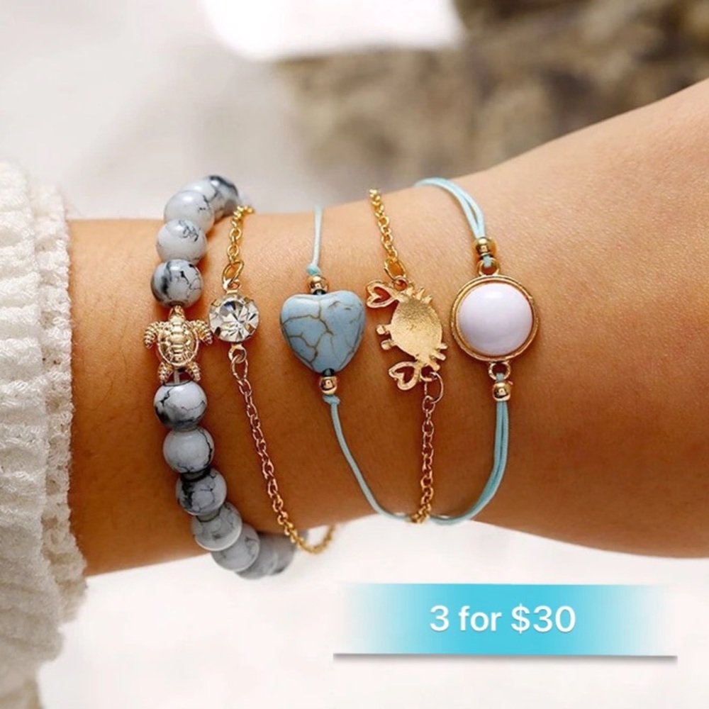 Boho bracelet set